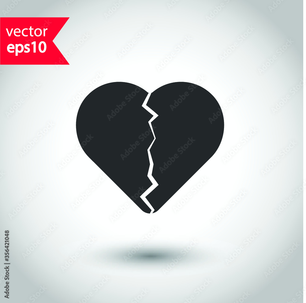 Heart vector icon. Love heart flat sign design. Valentines day heart icon. Add or delete remove heart icon. EPS 10 flat symbol pictogram Heart vector icon. Love heart flat sign design. Valentines day heart icon. Add or delete remove heart icon. EPS 10 flat symbol pictogram