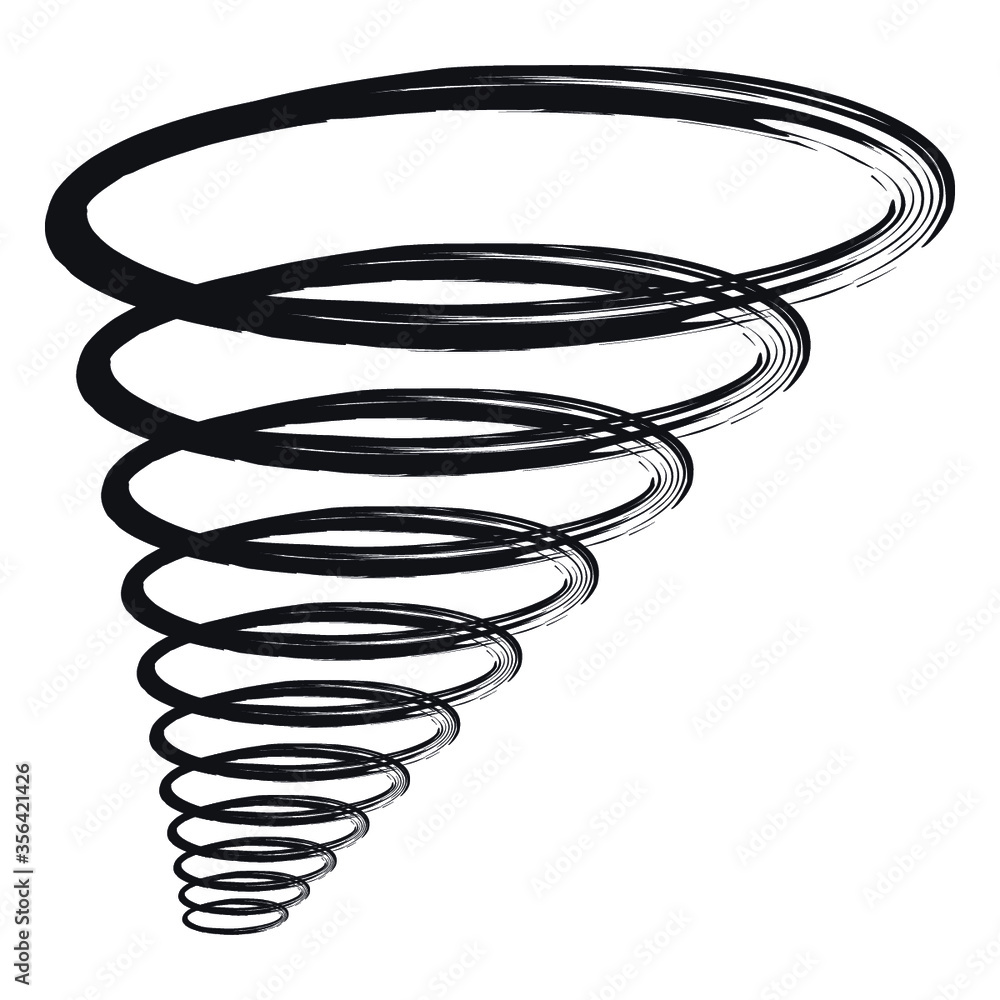Abstract Sign For Tornado / Twister Abstract Sign For Tornado / Twister