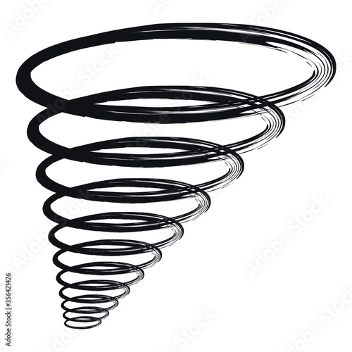 Abstract Sign For Tornado / Twister 
