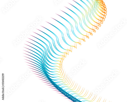 Abstract background blend wave line design for Wallpaper, Banner, Background, Card, Book Illustration, landing page