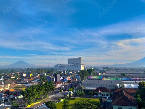 panorama of the city of yogyakarta