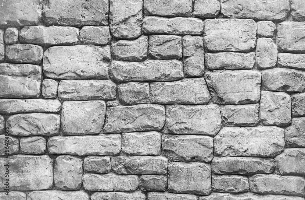 Fototapeta premium Unshape stone wall background