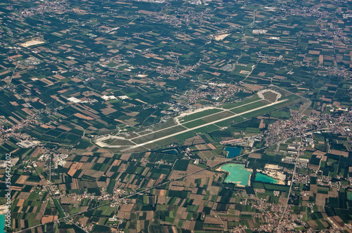 Valerio Catullo Airport, Verona, Aerial View