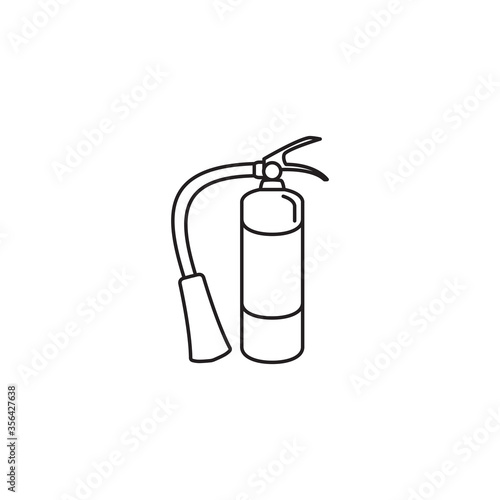 extinguisher icon vector design template eps10