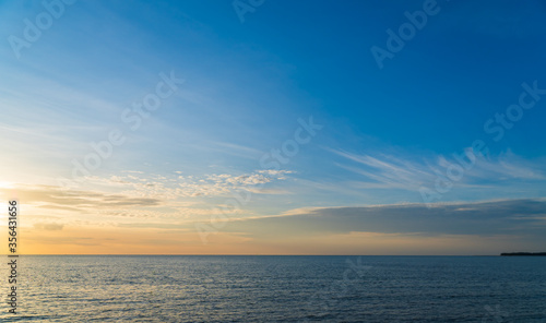 sunset over the sea in the evening © Nature Peaceful 