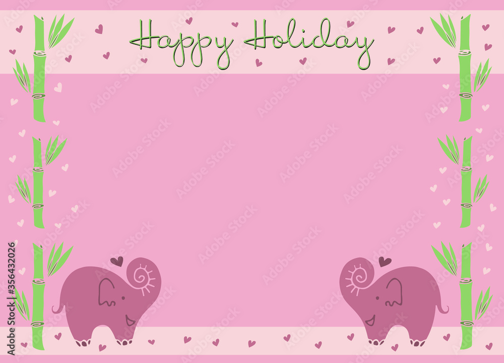 frame for greeting cards in vector. Holiday greetings frame for greeting cards in vector. Holiday greetings
