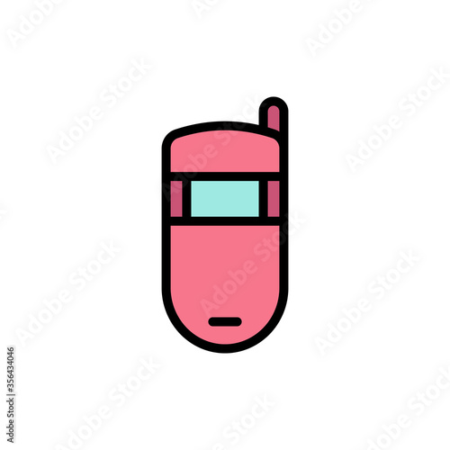 Phone, mobile, technology icon. Simple color with outline vector elements of communication icons for ui and ux, website or mobile application