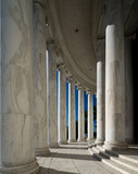 Columns at Jefferson Memorial in Washington, D.C.