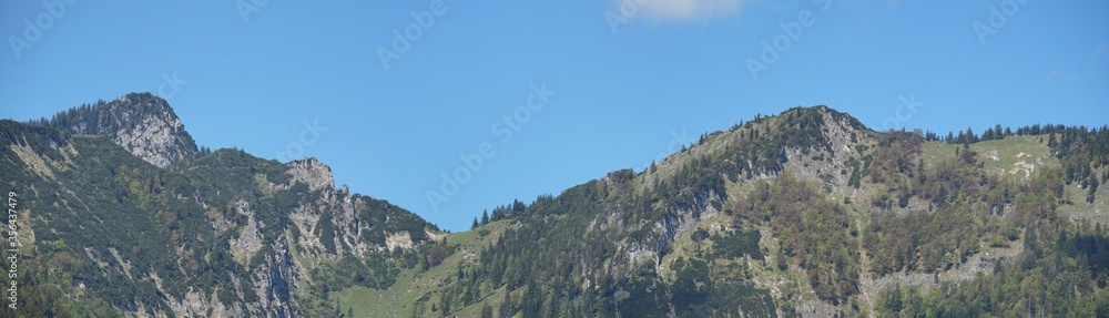 Bergpanorama am Schachenberg noch Westen