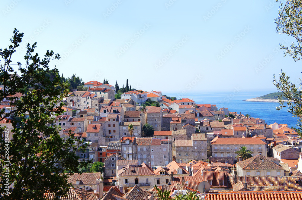 Mittelalterliche Altstadt der Insel Hvar - Adria/Dalmatien/Kroatien/Europa