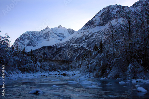 Eagle River in Chugach State Park Alaska