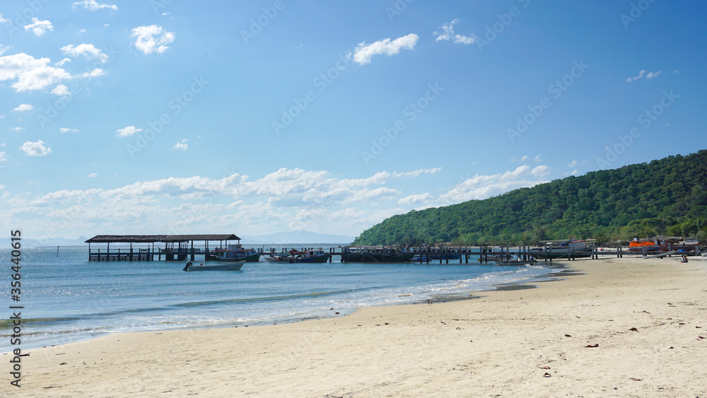 Encantadas Beach, in Ilha do Mel, Paraná, Brazil