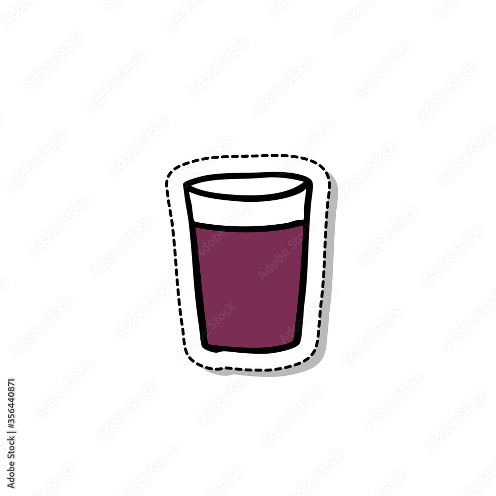 Ecuadorian traditional drink called Colada Morada doodle icon, vector illustration Ecuadorian traditional drink called Colada Morada doodle icon, vector illustration