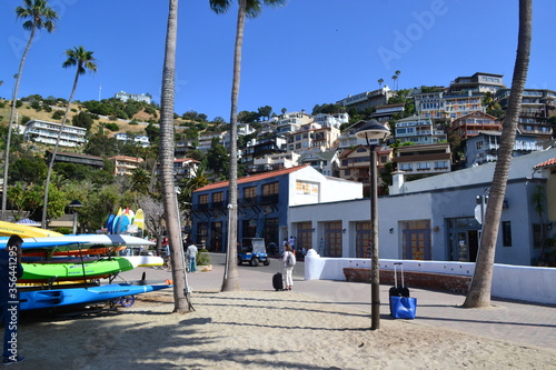 Avalon one of two towns on Catalina Island located off the Southern California coast