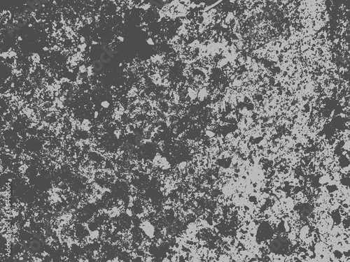 A gray scale texture of distressed, urban, grungy concrete with aged and weathered damage. Ideal for use as a background texture or for applying grunge effects to your images.