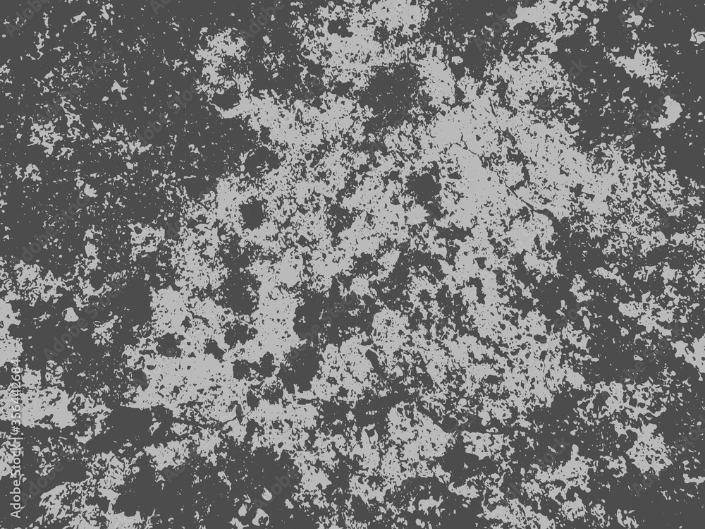 Obraz premium A gray scale texture of distressed, urban, grungy concrete with aged and weathered damage. Ideal for use as a background texture or for applying grunge effects to your images.