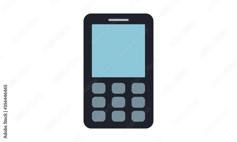 Old mobile phone, cell, multimedia, mobile, cellphone, technology, device free vector icon Old mobile phone, cell, multimedia, mobile, cellphone, technology, device free vector icon