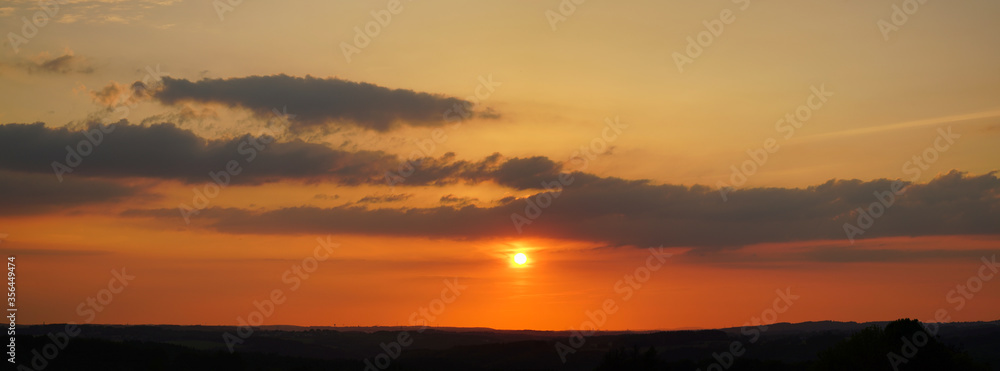 Sunset Breckerfeld-Wengeberg 27.05.2020 Panorama