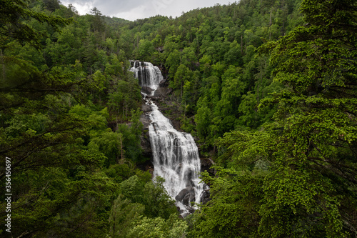 Upper Whitewater Falls in the Nantahala National Forest in Western North Carolina