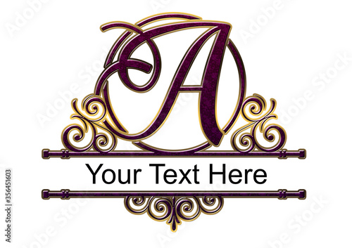 Monogram, Kunst, Luxus, Logo