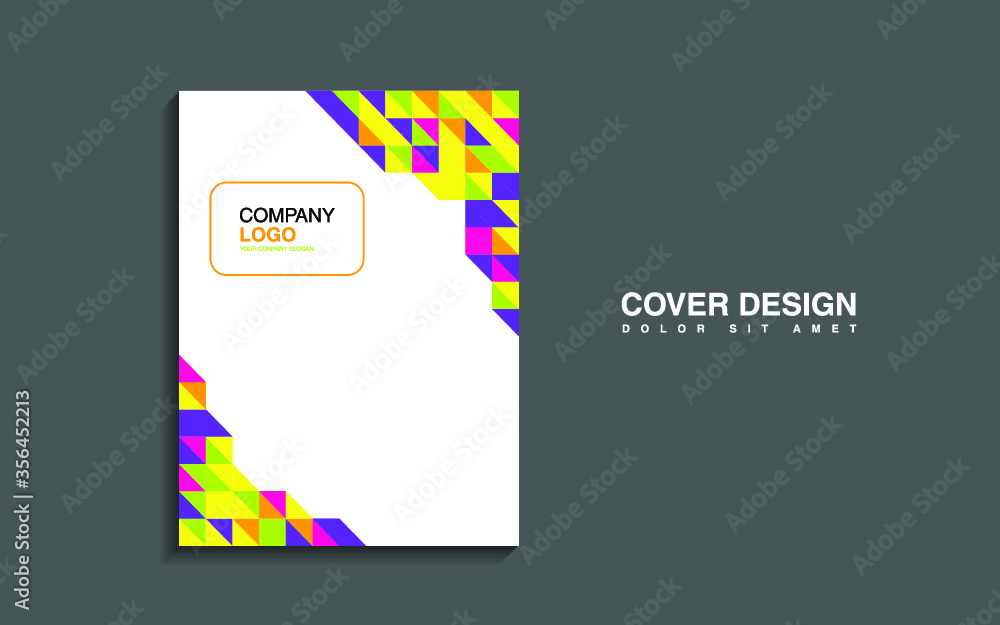 Fototapeta premium modern business brochure leaflet flyer