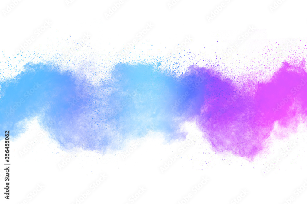 Abstract powder splatted background. Colorful powder explosion on white background. Colored cloud. Colorful dust explode. Paint Holi. Abstract powder splatted background. Colorful powder explosion on white background. Colored cloud. Colorful dust explode. Paint Holi.