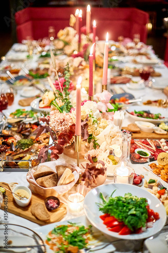 buffet reception snacks