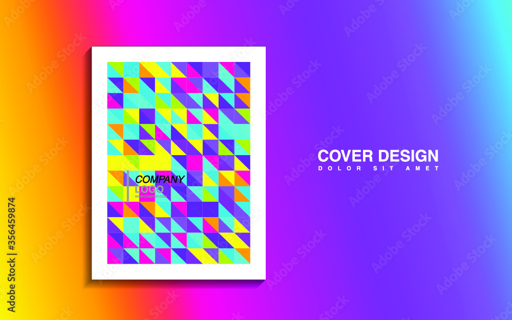 Fototapeta premium modern business brochure leaflet flyer 