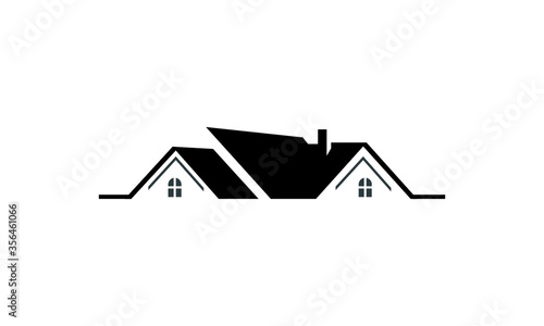 house logo design vector, symbol abstract house logo inspirations