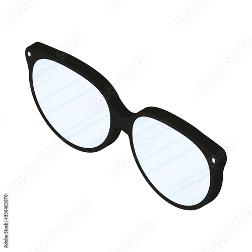 eyeglasses optical accessory isolated icon