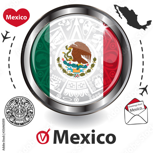 Card with Mexico