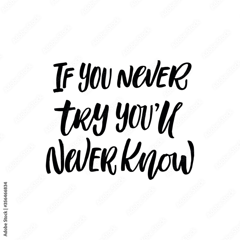 Fototapeta premium Motivational quote 