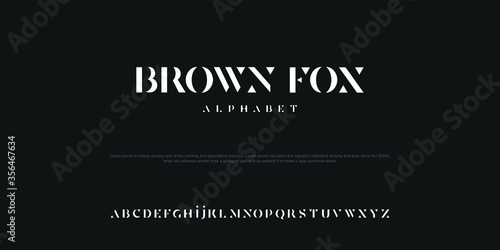 Elegant awesome alphabet letters. Classic Lettering Minimal Fashion Designs. Typography fonts regular. vector illustration