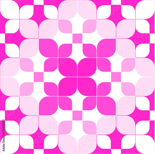 seamless geometric pattern, Floor Tile Pattern, pink scheme