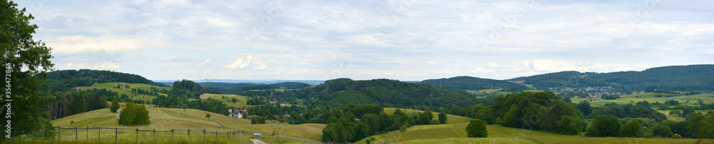 Nördlicher Odenwald, Panorama 