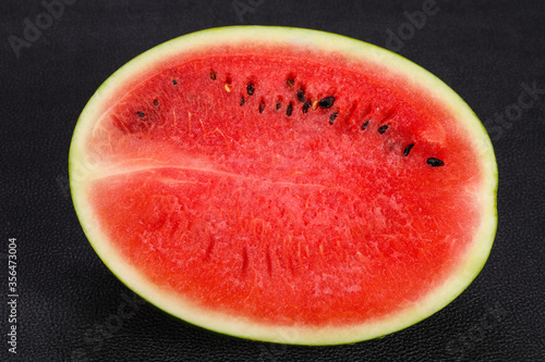 Ripe sweet juicy Half watermelon