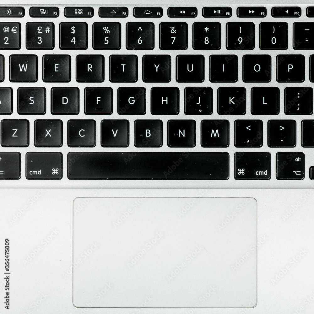 Freelance Remote Work Station, Close Up Of A Laptop Computer Keyboard With No People Freelance Remote Work Station, Close Up Of A Laptop Computer Keyboard With No People