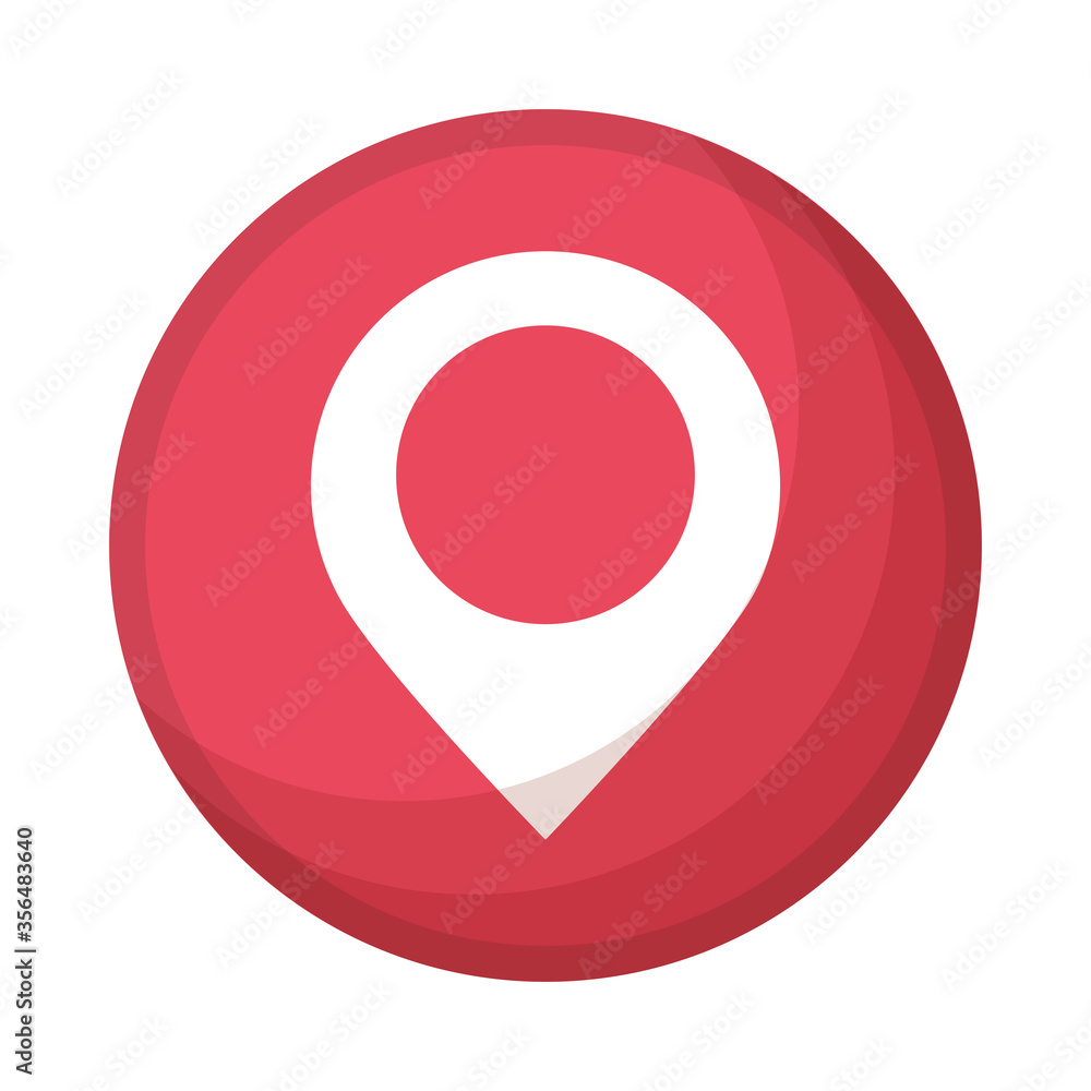 pin pointer location isolated icon pin pointer location isolated icon
