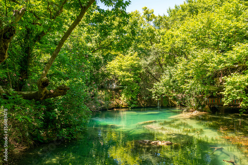 Kursunlu waterfall is one of the most attractive landscapes in terms of lush plants and small or big various picnic areas in Antalya.