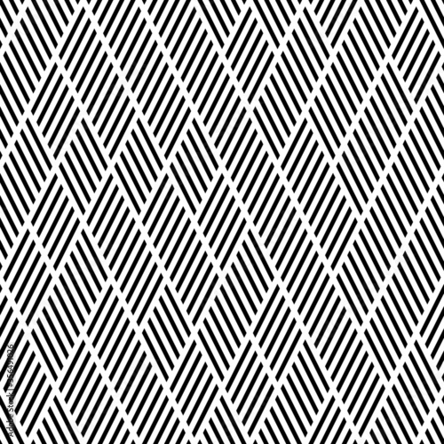 Seamless pattern with oblique black segments