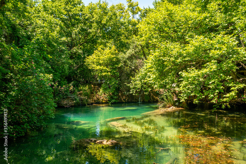 Kursunlu waterfall is one of the most attractive landscapes in terms of lush plants and small or big various picnic areas in Antalya.