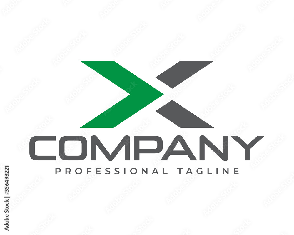 X letter simple logo vector X letter simple logo vector
