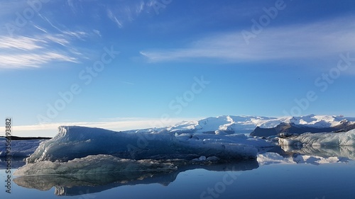 Lago glaciar Jökulsárlón en Islandia
