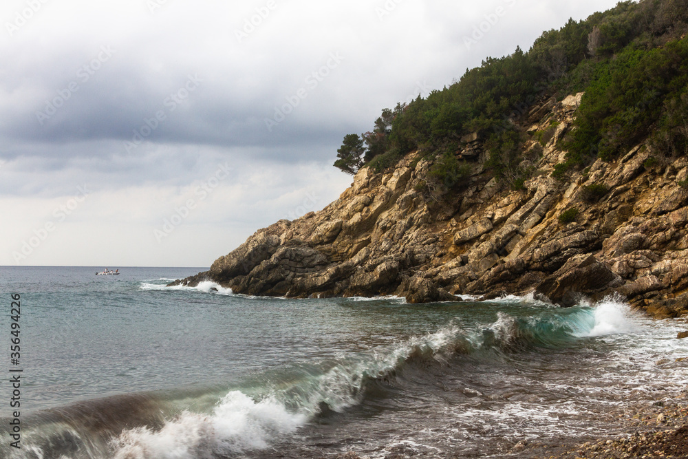 nature around the elba island