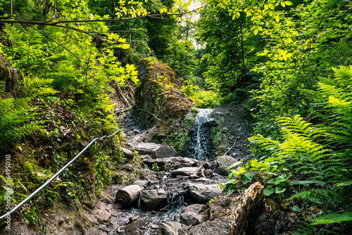 Ram-szakadek, Ram Ravine or Ram Canyon near the village Dobogoko and Domos in Hungary, a very popular and beautiful hiking, trekking trail and tourist attraction