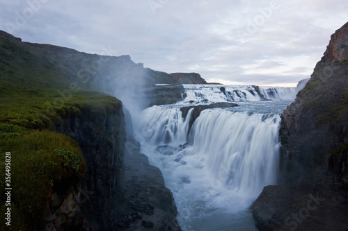 Wallpaper Mural the famous waterfall Gullfoss on the golden circle Torontodigital.ca