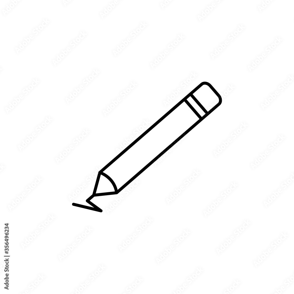 pencil, edit line icon. Signs and symbols can be used for web, logo, mobile app, UI, UX pencil, edit line icon. Signs and symbols can be used for web, logo, mobile app, UI, UX