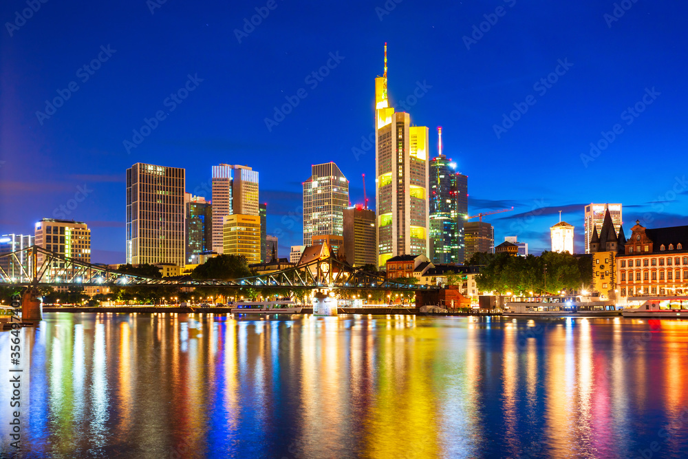 Obraz premium Frankfurt am Main skyline, Germany
