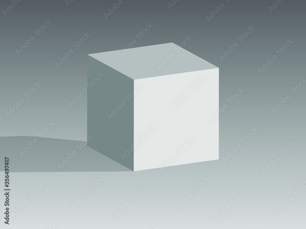 cube 3d render graphic vector realistic background. cube 3d render graphic vector realistic background.