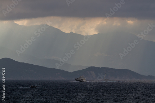 nature around the elba island